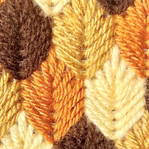 MCM Multicolored Pattern Square Vintage Tissue Box Cover - Picture 4 of 4